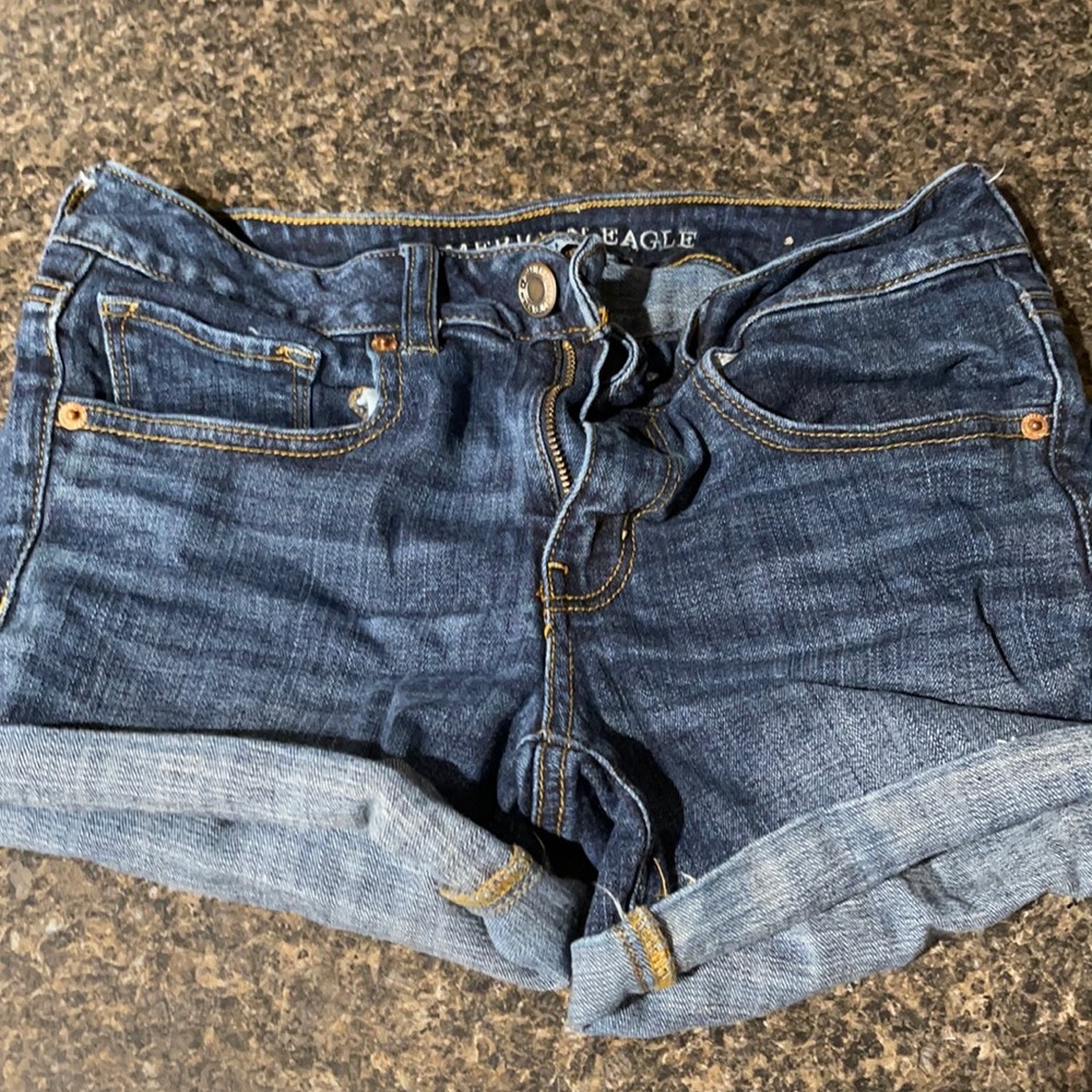 american eagle jean shorts